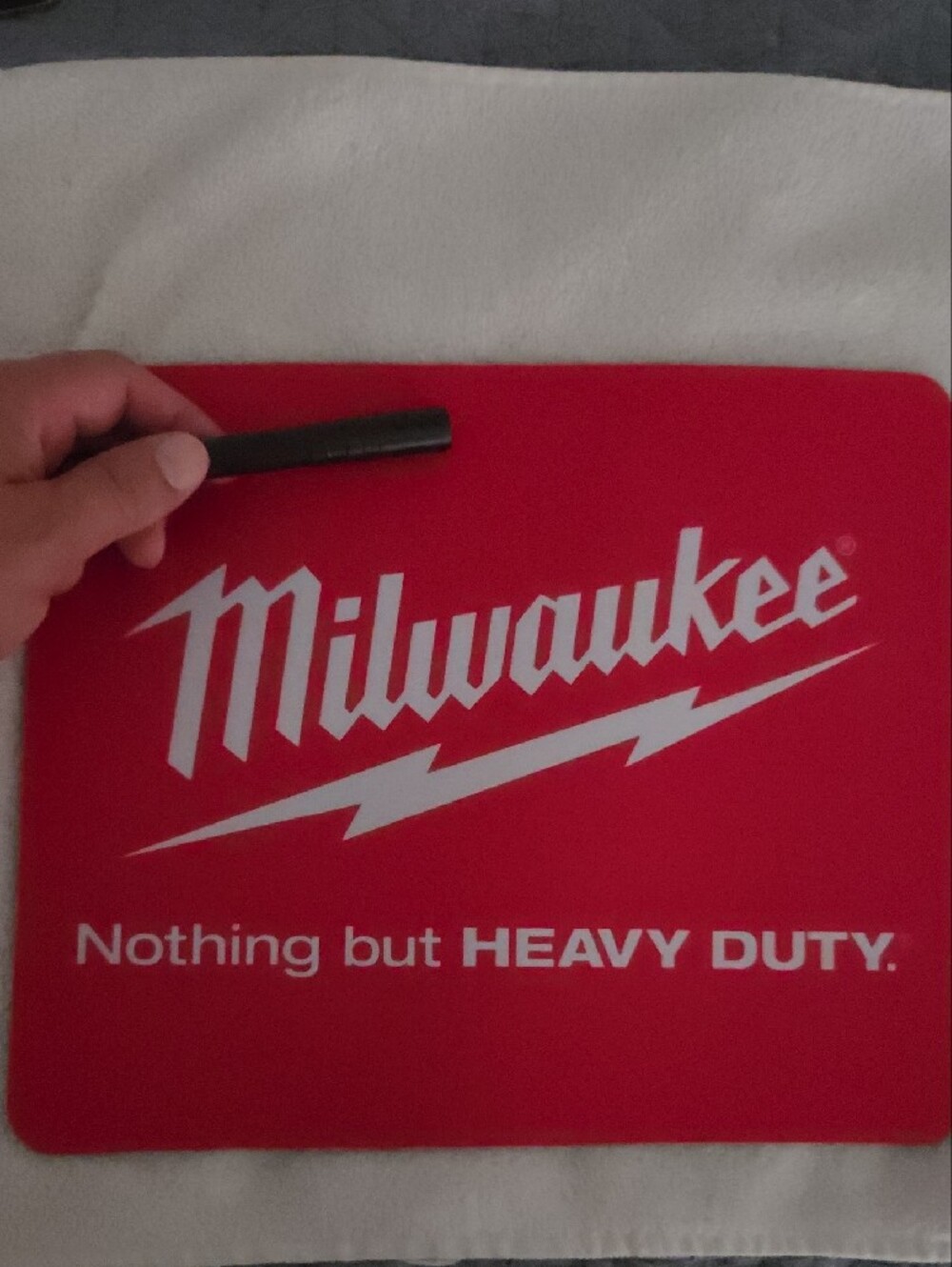 Red Milwaukee Mouse Pad Accessory - Picture 2 of 3